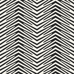 Monochrome Variegated Textured Chevron Pattern