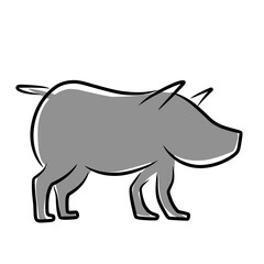Four legs Animal Illustration