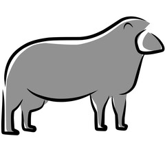 Four legs Animal Illustration
