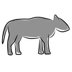Four legs Animal Illustration