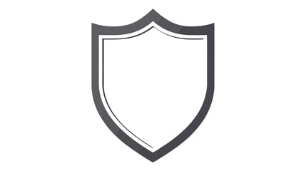 Shield Icon in trendy flat style isolated on grey background. Vector illustration, EPS10