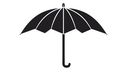 Umbrella icon for graphic design projects. Logo, vector icon isolated on white background