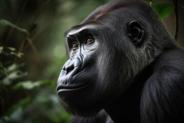 Obraz premium gorilla, generative ai