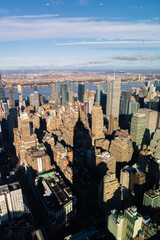 New York Cityscape as seen from the top of the Chrysler Building