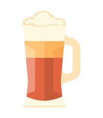 Frothy drink symbolizes celebration at brewery pub