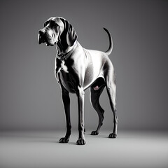An illustration dog(Great Dane)