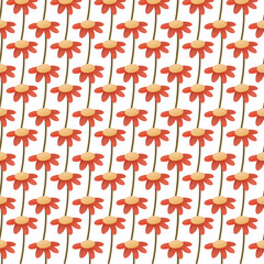 Obraz premium Floral seamless pattern background