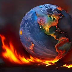 Burning Planet