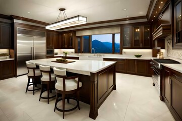 Fototapeta premium Kitchen art decó-style interior design