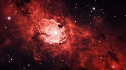 Fototapeta na wymiar fire in space galaxy wallpaper
