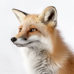 Naklejka na ściany i meble red fox vulpes wild animal of nature