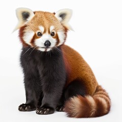 close up of red panda wild animal of nature