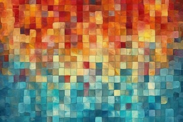 Abstract surreal watercolor patterns background or backdrop. AI generated, human enhanced.