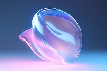 Product background podium glass display background