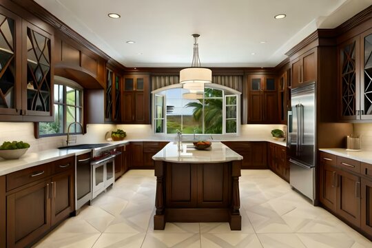 Kitchen bohemian-style interior design