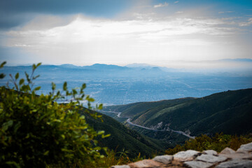 landscape with clouds