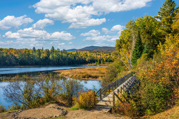 Autumn at Stratton Brook Pond - Carrabassett Valley - Maine