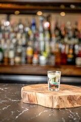 shot of alcohol