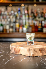 shot of alcohol
