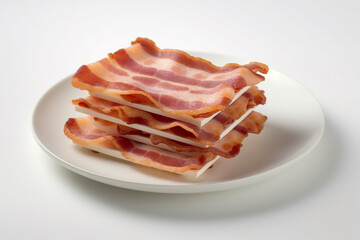 sliced ham on plate