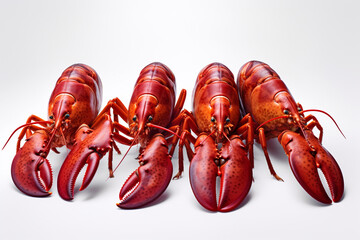 lobster on a wooden board