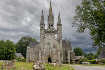Fototapeta na wymiar Chapel Saint Fiacre in Brittany