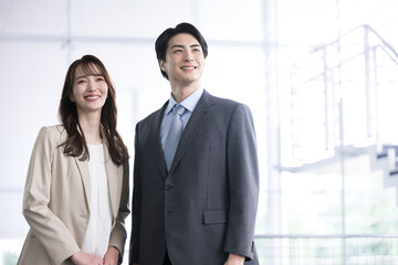 For images of mid-career and other career changes Fresh men and women in business