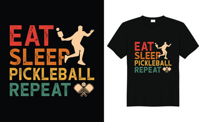 Eat Sleep Pickleball Repeat ,Funny Pickleball Shirt, Pickleball Lover Tshirt, Pickleball Gifts, Cute Pickleball Tee, Pickleball Player Shirt
