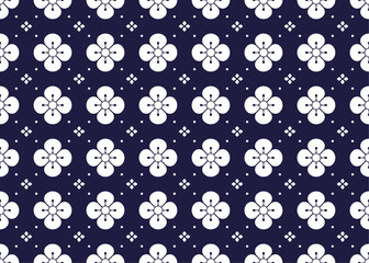 geometric and flower ethnic fabric seamless pattern for cloth carpet wallpaper background wrapping etc.