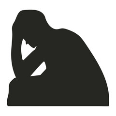 depression vector icon illustration