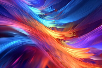 Abstract vivid fractal background,4k Ultra hd, Generative AI