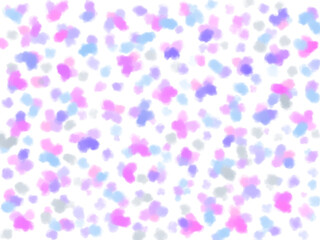 紫陽花風の水彩背景