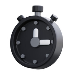 Stopwatch 3D Illustrations