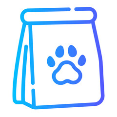 snacks Line Gradient Icon