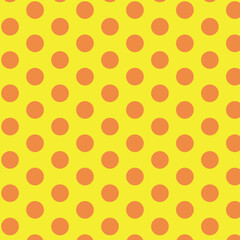 abstract seamless geometric dot pattern with yellow bg.