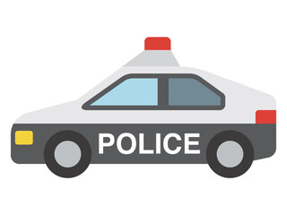 パトカーのイラスト © あんころもち(ankomando)