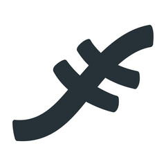 Obraz premium Maldivian Rufiyaa Symbol