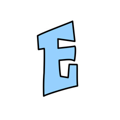 Graffiti alphabet lettering 