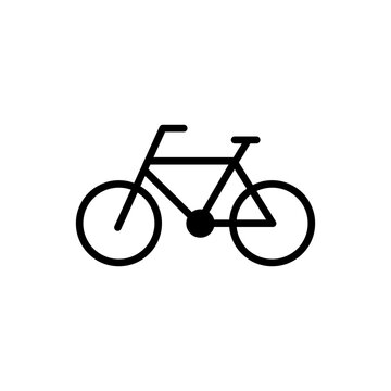 bicycle isolated on white, bicycle icon, cycle icon
