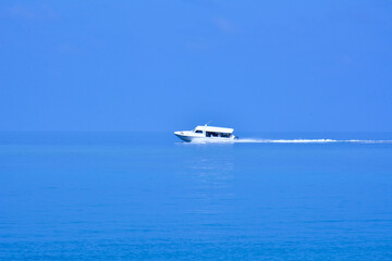 boat on the sea