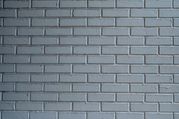 Empty Gray Brick Wall Background.