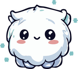 Snowy png graphic clipart design