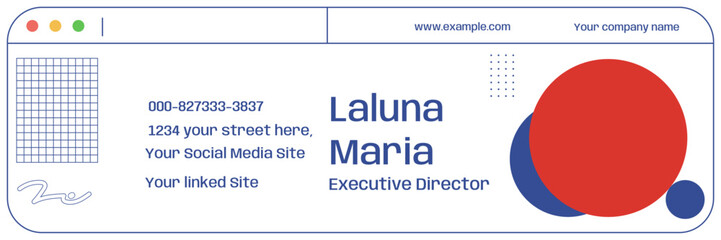 Professional Email Signature Design Template