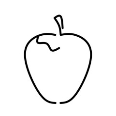 Illustration of a stylized strawberry