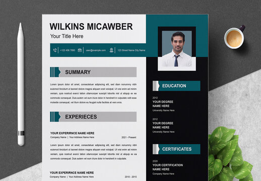 Business Resume and Cover Letter