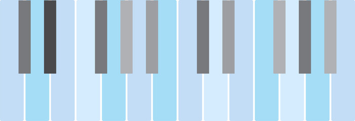 Piano keyboard.  the concept of musical instruments. Piano icon. Piano symbol .