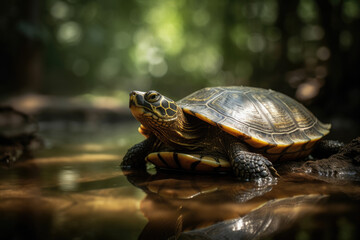 Obraz premium Turtle, generative ai