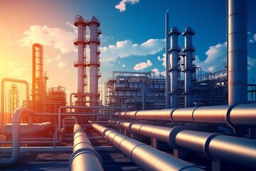 Efficient Pipeline Transport and Manufacturing of Petrochemicals, Gas, and Oil: A Comprehensive Look at Furnace Factories, Heat Chemical Manufacturing, and Steel Pipe Plants, Generative AI.