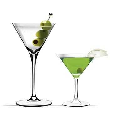 martini vector illustration