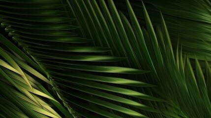 A detailed, close-up view of a lush green leafy plant with visible veins and intricate patterns. Generative ai